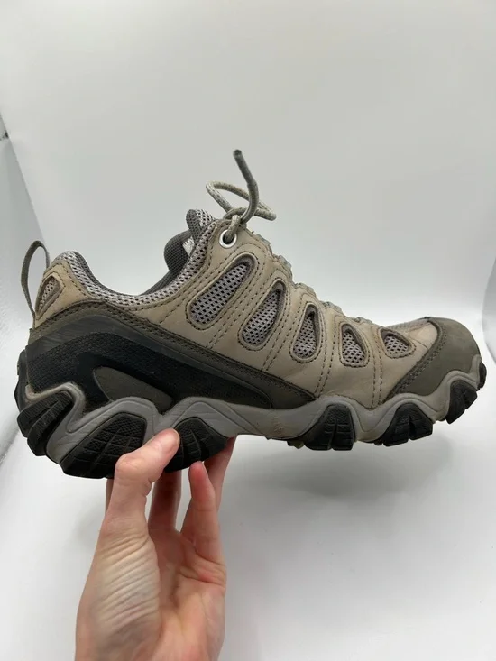 Oboz Women’s Size 8 Low B-Dry Hiking Boots Shoes Grey Outdoors Durable Comfort - Picture 10 of 11